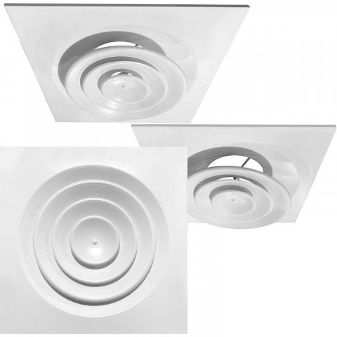 Веерная потолочная решетка 4KA